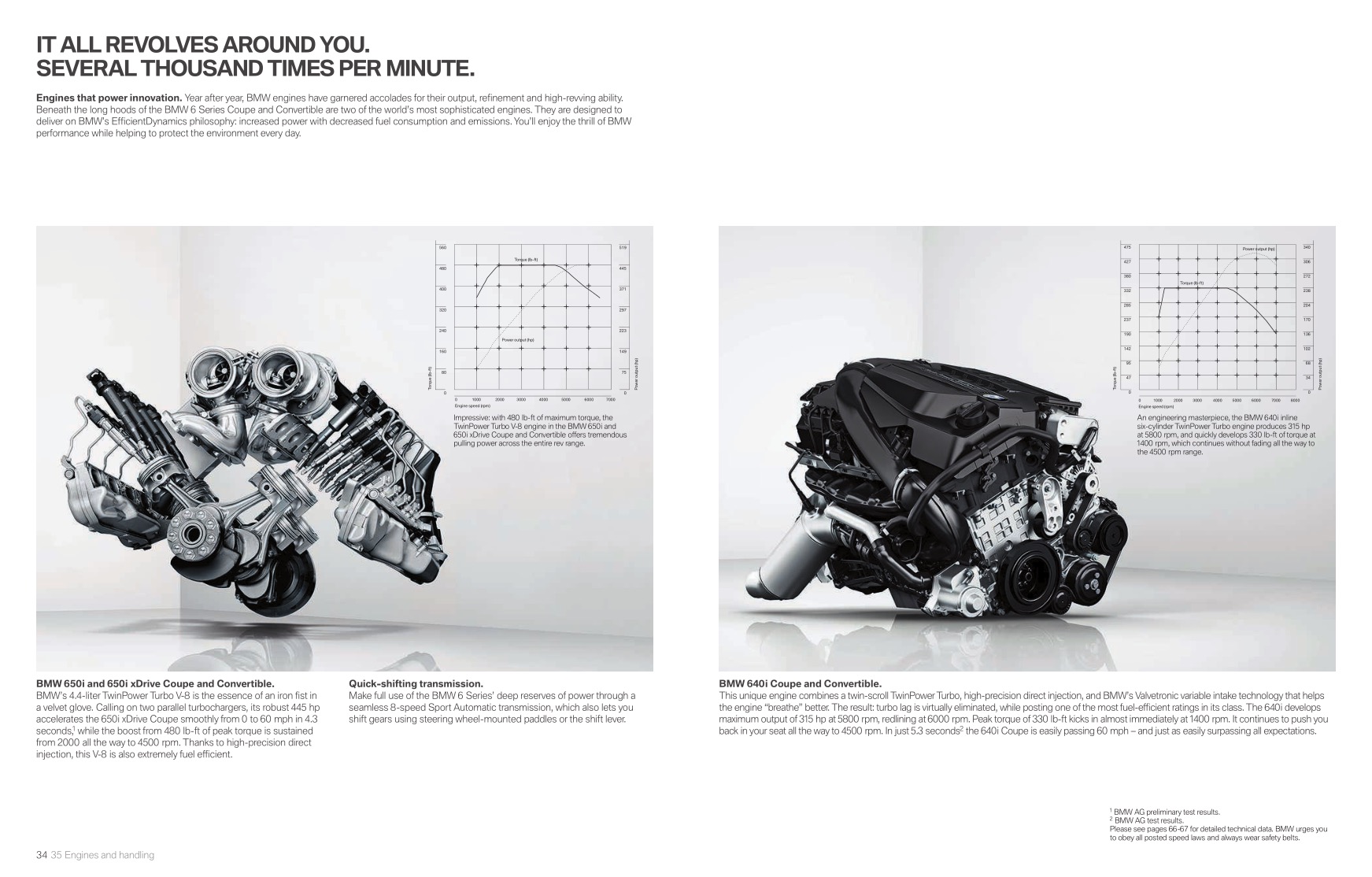 2013 BMW 6-Series Brochure Page 6